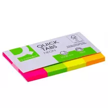 Top Brands | Q-CONNECT KF01226 self adhesive tab Assorted colours