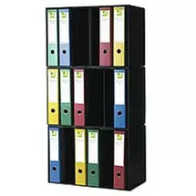 File Storage Boxes | Q-CONNECT KF01594 file storage box Black | In Stock