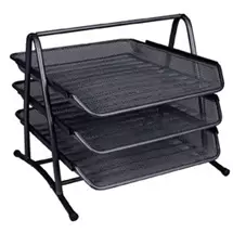 Desk Trays/Organizers | Q-CONNECT KF00823 desk tray/organizer Black | In Stock