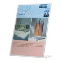 Sign Holders & Information Stands | Q-CONNECT KF04177 sign holder/information stand A4 Plastic Transparent
