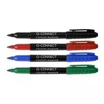 Permanent Markers | QCONNECT KF02305 permanent marker Bullet tip Black, Blue, Green, Red