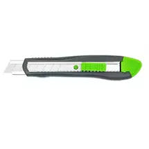 Top Brands | QCONNECT KF10634 utility knife Green, Grey, Metallic Snapoff blade