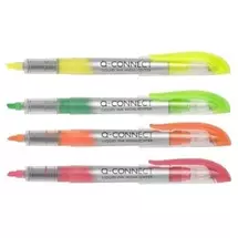Fineliners | Q-CONNECT KF16127 fineliner Bold Green, Orange, Pink, Yellow 4 pc(s)