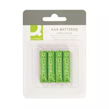 Batteries | Q-CONNECT 4 x AAA Single-use battery Alkaline | In Stock