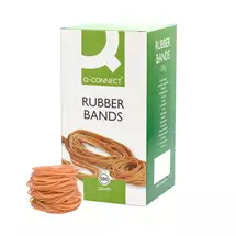 Qconnect | Q-CONNECT Rubber bands Natural – No. 18 (1.5x80mm) – Box 500g