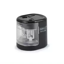 Rapesco | Rapesco PS12-USB Electric pencil sharpener Black, Transparent