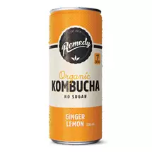 Remedy | Remedy Entertainment Kombucha Ginger Lemon | Quzo UK