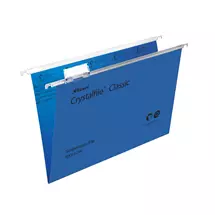 Rexel | Rexel Crystalfile Classic Foolscap Suspension File 15mm Blue (50)