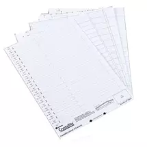 Rexel | Rexel Crystalfile Crystal Printable Tab Inserts White (50)