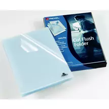 Rexel | Rexel Cut Flush Folders A4 Clear (100) | In Stock | Quzo UK