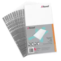 Sheet Protectors | Rexel Nyrex™ Top Opening Pockets (50) | In Stock | Quzo UK