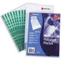 Sheet Protectors | Rexel Reinforced Top Opening Pockets (100) | In Stock