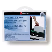Rexel | Rexel Shredder Oil Sheets (pack of 20) | In Stock | Quzo UK