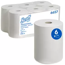 Scott | SCOTT 6657 paper towels White 165 m | In Stock | Quzo UK