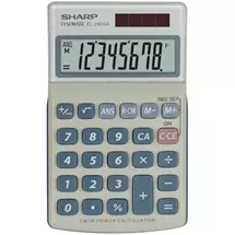Calculators | Sharp EL-240SA calculator Pocket Basic Blue, Grey | In Stock