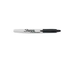 Permanent Markers | Sharpie Fine Retractable permanent marker Fine tip Black