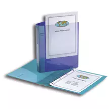 Ring Binders | Snopake 13387 ring binder Blue | In Stock | Quzo UK