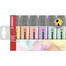 Stabilo | STABILO Boss Original Pastel marker 6 pc(s) Chisel tip Lilac, Mint,