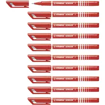 Stabilo | STABILO SENSOR fine fineliner Red 10 pc(s) | In Stock