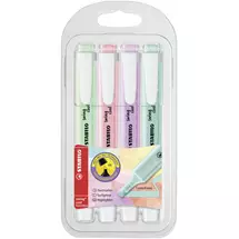 Stabilo | STABILO swing cool Pastel marker 4 pc(s) Chisel tip Blue, Green, Pink,