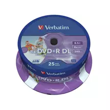 Verbatim 43667 blank DVD 8.5 GB DVD+R DL 25 pc(s) | In Stock