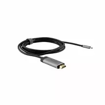 Video Cable | Verbatim 49144 video cable adapter 1.5 m USB Type-C HDMI Black, Silver