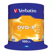 Verbatim DVD-R Matt Silver 4.7 GB 100 pc(s) | In Stock