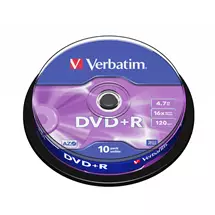 Verbatim Blank Dvds | Verbatim DVD+R Matt Silver 4.7 GB 10 pc(s) | In Stock