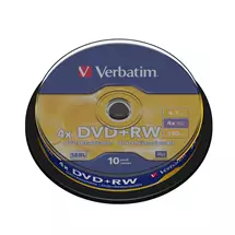 Verbatim Blank Dvds | Verbatim DVD+RW Matt Silver 4.7 GB 10 pc(s) | In Stock