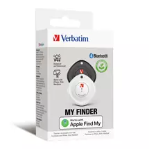 Top Brands | Verbatim MYF-02 Bluetooth Item Finder 2 pack Black/White