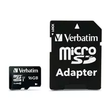 Verbatim Memory Cards | Verbatim Premium 16 GB MicroSDHC Class 10 | In Stock