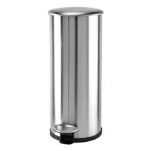 Stainless steel | ADDIS 518017 trash can 30 L Round Stainless steel | In Stock