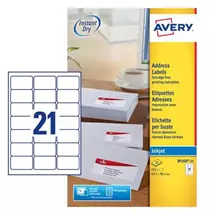 Avery | Avery J8160-25 printer label White | In Stock | Quzo UK