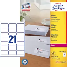 Avery Labels | Avery L7160100 selfadhesive label Rounded rectangle Permanent White