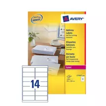 Avery L7163-250 addressing label Self-adhesive label White