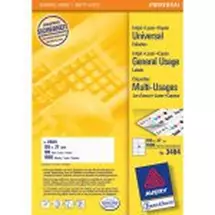 Avery | Avery Universal Labels, White 105x37mm self-adhesive label 1600 pc(s)