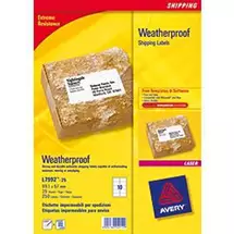 Avery Labels | Avery Weatherproof Shipping Labels self-adhesive label White 250 pc(s)