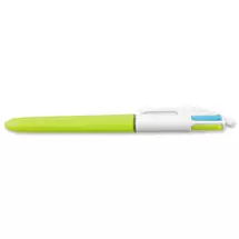 Bic | BIC 4 Colours Green, Pink, Purple, Turquoise Clipon retractable