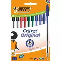 Bic | BIC 516354 ballpoint pen Black, Blue, Green, Red Stick ballpoint pen