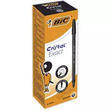 Bic | BIC Cristal Exact Black Stick ballpoint pen Ultra Fine 20 pc(s)