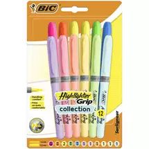 Bic | BIC Highlighter Pens Adjustable Chisel Tip | In Stock