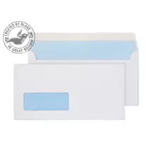 Blake | Blake White Window Peel and Seal Wallet DL 110X220mm 100gsm (Pk 50)