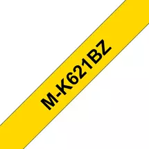 Brother M-K621BZ label-making tape Black on yellow