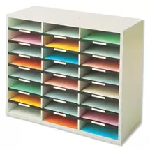 FELLOWES | Fellowes 25061 literature rack 36 shelves Grey, White