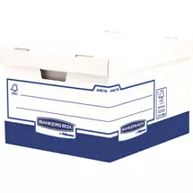 Bankersb | Fellowes 4461601 storage box Rectangular Paper Blue, White