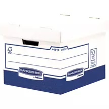 Bankersb | Fellowes 4461701 storage box Rectangular Paper Blue, White