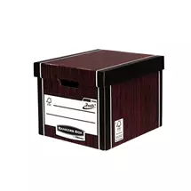 Bankersb | Fellowes Bankers Box Premium 726 Tall Storage Box - Woodgrain