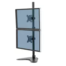 FELLOWES | Fellowes Seasa Dual Stacking Monitor Arm  Freestanding Monitor Mount