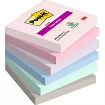Post-It | PostIt 7100259204 note paper Square Blue, Green, Grey, Pink, Purple 90