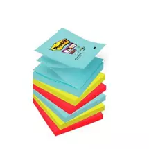 PostIt R3306SSMIA note paper Square Aqua colour, Lime, Red 90 sheets